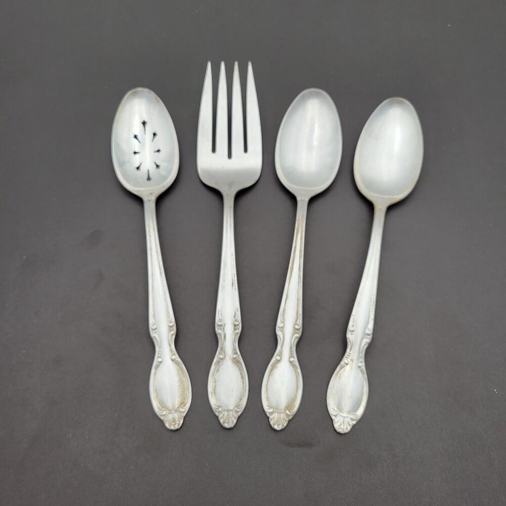 Rogers Bros International Silverplate Set 4 Serving Pieces 1959 REFLECTION 1847